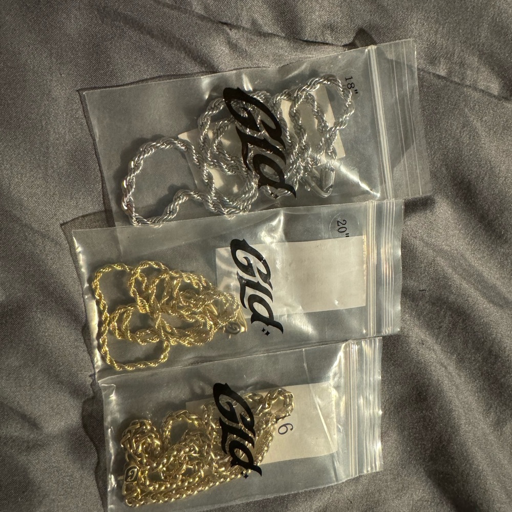 3 Rope Chain Necklaces - Picture 7 of 8